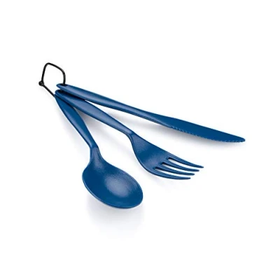 Image de GSI Outdoors Tekk Cutlery Set de Couverts, Mixte Adulte, Bleu, Taille Unique