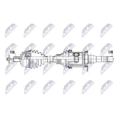 Image de Essieu moteur NTY NPW DW 071