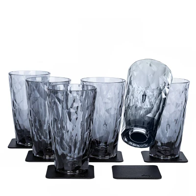 Image de Silwy Reutilisable Magnetic Long Drink Lunes 0,3 L (ensemble de 2) fumée