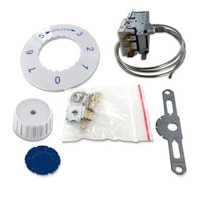Image de DL pro Thermostat compatible avec les réfrigérateurs Liebherr 6151086 comme Ranco K59 H1300, remplace L1287, convient également pour Miele Privileg, AEG Juno
