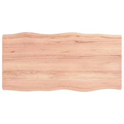 Image de vidaXL Dessus de Table, Remplacement du Plateau Table avec Bord Vif, Tableau Bricolage Intérieur, Bois Massif Traité Bordure Assortie