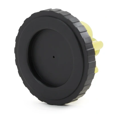 Image de CARTEC 407500 Bouchon, réservoir de carburant sans verrou Matière plastique jaune/noir
