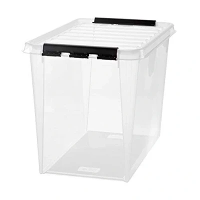 Image de Orthex 3477170 Smart Store Classic 65 Boîte de Rangement à Clip, PP, Transparent, 60 x 40 43 cm
