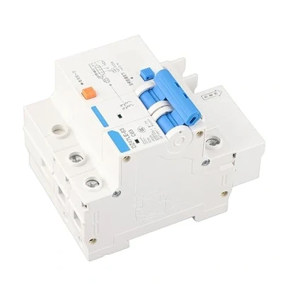 Image de Disjoncteur Différentiel de Courant, 230V 63A 30mA Courant Résiduel Actuel DZ47LE 63 2P + N C63