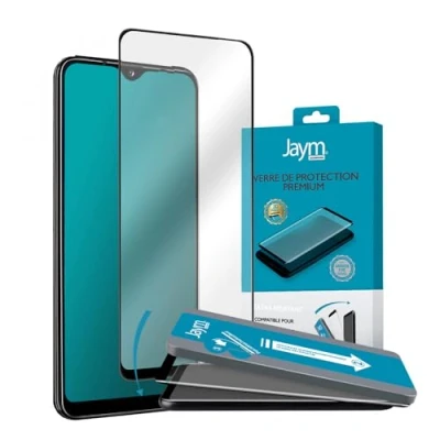Image de JAYM Verre de Protection Premium pour Apple iPhone 15 Pro Max Renforcé 9H Ultra Résistant Qualité supérieure Asahi Applicateur sur Mesure avec système guidage Inclus Neuf