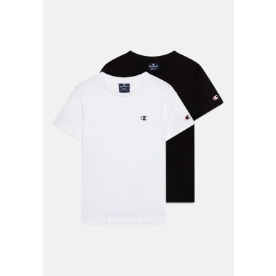 Image de Champion CREW NECK Unisex 2 PACK Tshirt basique pour enfants, Taille: 102/107, White