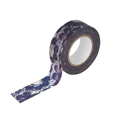 Image de Classiky Ruban adhésif Masking Tape Washi Zwilinge Violet 18 mm x 15 m.