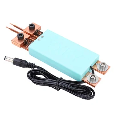 Image de Kit de soudage par points DC4 12V Cyan bricolage stylo réglable déclencheur automatique pour batterie