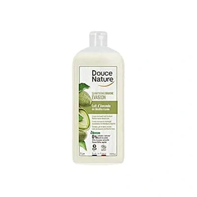 Image de Douce Nature SHAMPOOING DOUCHE EVASION LAIT AMANDE 1L