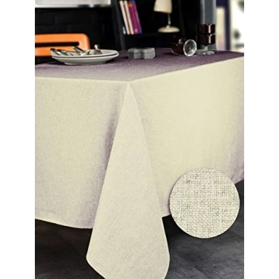 Image de Calitex BROME Nappe rectangulaire Polyester Ecru 150x350