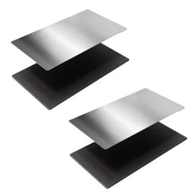 Image de ALadrs Lot de 2 plaques construction flexibles en Résine pour imprimante 3D ELEGOO Mars Pro/Mars LCD/DLP 140 x 84 mm