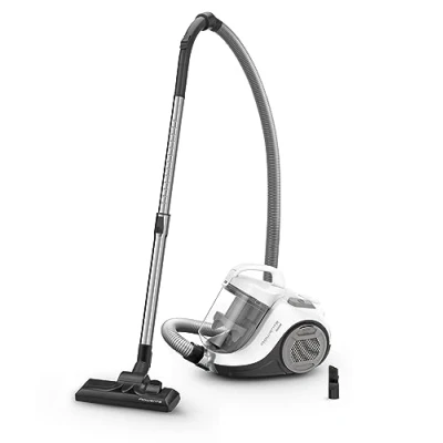 Image de Rowenta Aspirateur sans Sac, Moteur Basse consommation, Puissance 900 W, Format Compact, Haute Filtration, Rayon d&#039;action de 7,6 m, Swift Power Cyclonic Blanc RO2917EA