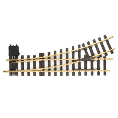 Image de LGB Handweiche Links R3 22,5 degrés L16140 Doux pour Rail, Piste G