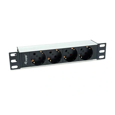 Image de Equip 333311 Multiprise 10 « (1HE) 4 x Schuko.CEE 1,8 m