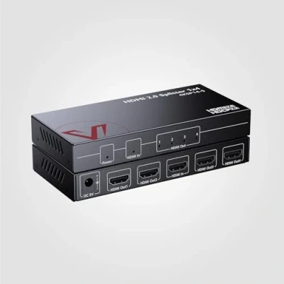 Image de AV Access 1 entrée 4 Sorties UHD 4K@60Hz 1080p@120Hz répartiteur HDMI 2.0 avec réduction d&#039;échelle Automatique, 4K HDR10 et 3D, Audio HD sans Perte, HDCP 2.2, EDID Automatique