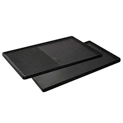 Image de Enders SWITCH GRID plaque réversible en fonte 1/2 pour barbecue à gaz Monroe Pro 4, Colorado Boston 1/2, surface de cuisson, fonte, accessoires barbecue,