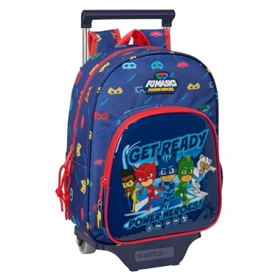Image de Sac à dos pour enfant avec chariot 705 SAFTA PJMASKS READY Confortable et polyvalent