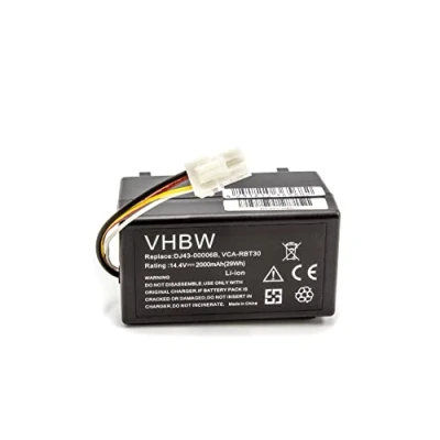 Image de vhbw Batterie Compatible avec Samsung Navibot SR8930, VCR8930 Robot électroménager (2000mAh, 14,4V, Li ION)