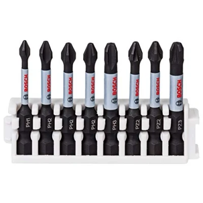 Image de Bosch Accessories Assortiment de 8 embouts vissage Impact Control Professional (Pick and Click, accessoires pour visseuse à percussion)