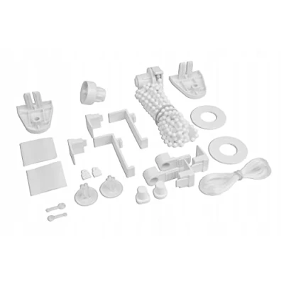 Image de Mécanisme de volet roulant, Mini, Jeu supports pour Volets roulants, installation Kit réparation roulants Klemmfix, Blanc