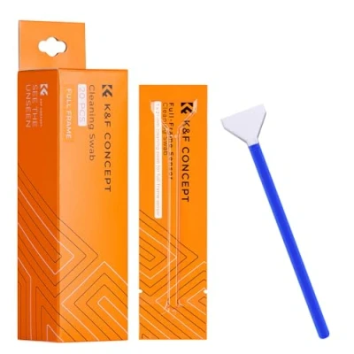 Image de Kit de Nettoyage d&#039;Objectif d&#039;Appareil Photo, 20 Écouvillons 24mm Bâtonnets pour Capteur APS Full Frame Objectif Écran