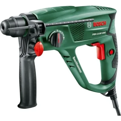 Image de Bosch Home and Garden Professional Perforateur &quot;Universal&quot; PBH 2100 SRE avec coffret, mandrin et butée de profondeur 06033A9301 Vert