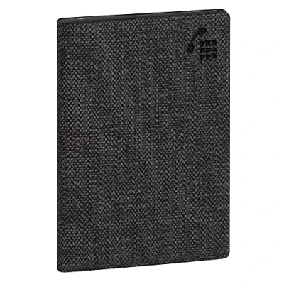 Image de Exacompta 132823E Répertoire adresses 9 cm x 13 En matière plastique aspect textile 96 Pages Coloris aléatoire