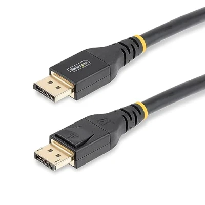 Image de StarTech.com Câble DisplayPort 1.4 Actif de 7M Certifié VESA DP8K avec HBR3/HDR10/MST/DSC 1.2/HDCP 2.2/8K60Hz/4K120Hz Câble/Cordon DP Mâle/Mâle (M/M) (DP14A CABLE)