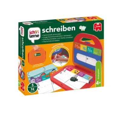 Image de Jumbo Buchstaben J&#039;apprends Jeu éducatif pour écrire et Apprendre des Lettres Les Enfants à partir de 4 Ans, 19890, Multicolore, Moyen