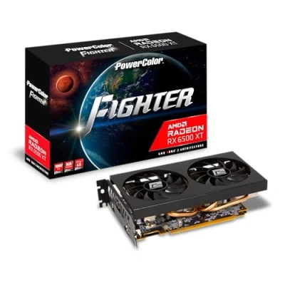Image de PowerColor Fighter AMD Radeon 6500 XT Carte graphique GDDR6 8 Go