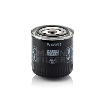 Image de MANN FILTER W 920/14 Filtre à huile 3/4 16 UNF avec un clapet de non retour vissé NISSAN: Patrol GR 4 SUV, 3/1 SUV