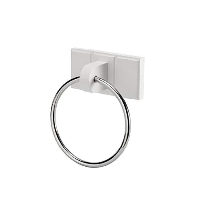 Image de Croydex WA991522 Anneau Porte Serviette Pin Blanc Taille Unique