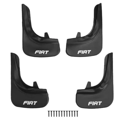 Image de RE&amp;AR Tuning Compatible avec Fiat HB Sedan SW Bavettes garde boue pour l&#039;avant et l&#039;arrière 4 pièces