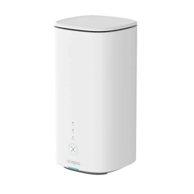 Image de STRONG Routeur WiFi 6 5G AX3000 Jusqu&#039;à 3,2 Gbps 2 Ports RJ45 1 + 2,5 Fonctionne avec Nano Sim Tout Opérateur Partage de Réseau Mobile Facile à Installer Blanc