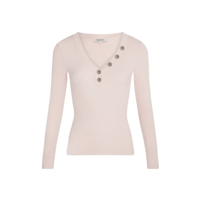 Image de Morgan Buttons Pullover, Femme, Taille: Medium, Rose