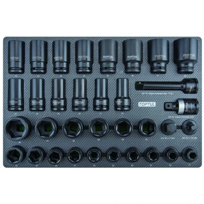 Image de TOPTUL GED3426 Coffret de douilles à choc