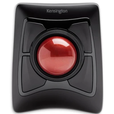 Image de Kensington Expert Mouse Souris Trackball Sans Fil Ergonomique, Pour PC, Mac et Windows avec Design Ambidextre, Suivi Optique, Molette de Défilement &amp; Boule 55mm Rouge (K72359WW)