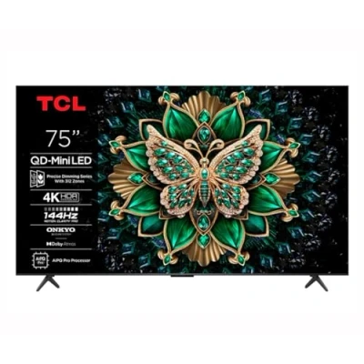 Image de TCL C6K 75C6K TV 190,5 cm (75&quot;) 4K Ultra HD Smart Wifi Métallique