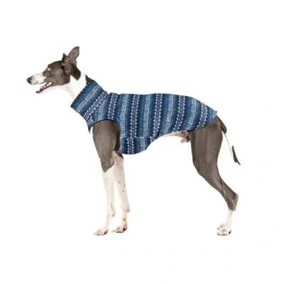 Image de Pull en laine acrylique pour whippets : style, chaleur et confort Design élégant ajustement protection contre le froid Idéal les whippets, lévriers italiens Ethnic, M