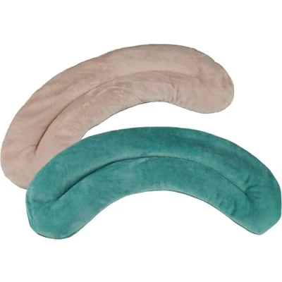 Image de M Home Bouillote sèche micro ondable Coton Vert 22 x 13 4 cm WARMNEK HOTNEC
