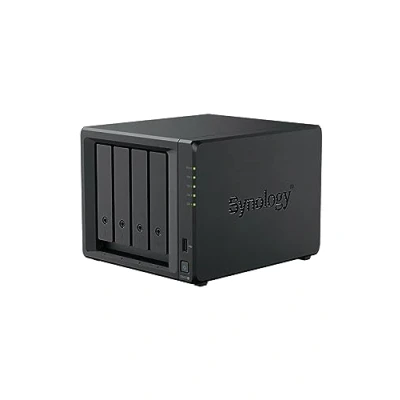 Image de Synology DiskStation DS423+ serveur de stockage NAS Rack (8 U) Intel® Celeron® J4125 2 Go DDR4 Manager Noir Neuf