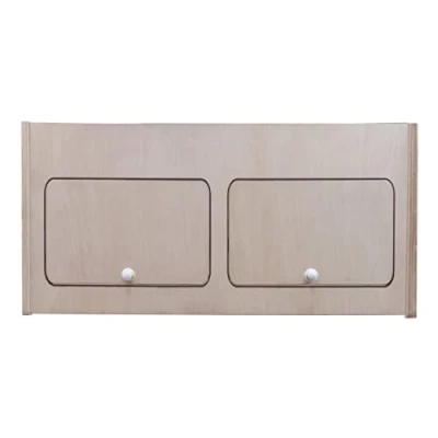 Image de Armoire de Rangement en MDF Placard à Nourriture Accessoires Cusine Vaisselle 80cm x 35cm Fermeture Douce Automatique [Trous Pré Perçés &amp; Fixations INCLUSES] Aménagement Camping Car Van