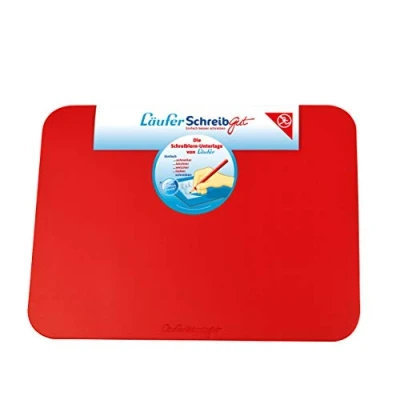 Image de Läufer 30917 SchreibGut sous main à apprende écrire, 33,5 x 45 cm, rouge cerise, pour la scolarisation parfaite l&#039;école primaire