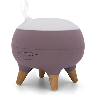 Image de Zen’Arôme Diffuseur Huile Essentielle Norah, Ultrasonique Aromathérapie à Froid, Électrique de Parfum, 2 Modes Diffusion et Fonction Minuterie, Éclairage LED, Design Original