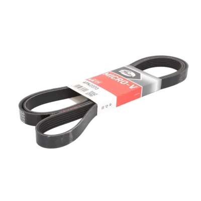 Image de GATES Micro V 6PK2373 Courroie Poly 2373 6 Polyester, EPDM (éthylène propylène diène caoutchouc) MERCEDES BENZ: Classe S Berline, ML
