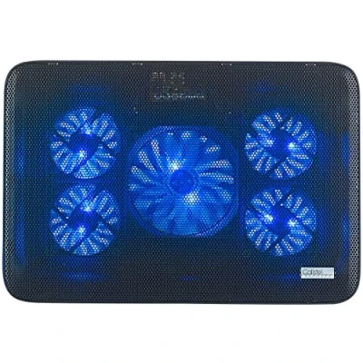 Image de Support de ventilation pour Notebook CALLSTEL jusqu&#039;à 17&quot; 5 ventilateurs LED bleu