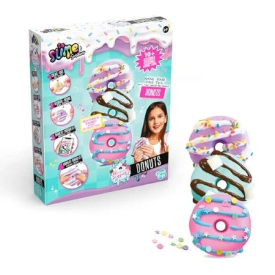 Image de So Slime Sensations Sugary Crush Donuts Faites des friandises Amusantes Comprend Tout ce Dont Vous Avez Besoin pour Faire Beignets colorés à partir de différents composés 6+