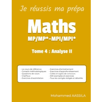 Image de MATHS MP/MP* MPI/MPI*: Tome 4 : Analyse II