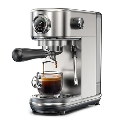Image de Machine à café expresso HiBREW H10B, pression d&#039;extraction de 20 bars, semi automatique, température et volume tasse réglables H10B