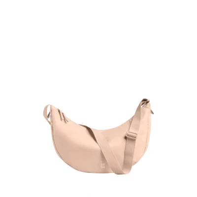 Image de GOT Bag Sac bandoulière Moon à main en demi lune imperméable élégant avec sangle réglable, Pearl (Large), Minimal